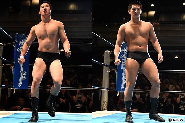 ヤングライオン 川人拓来 金光輝明がデビュー戦に挑むも 小松 田中の前に撃沈 1 3ディファ有明大会結果 新日本プロレスリング