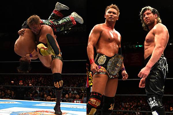 オカダ 掟破りのエメラルドフロウジョン炸裂で 丸藤に逆転勝利 1 4東京ドームでケニーとの激突が決定 Kp16 新日本プロレスリング