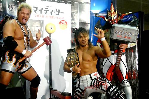 主演のクリスは 逸材 です 棚橋 真壁 ライガーが試写会で 映画 マイティ ソー を大推薦 新日本プロレスリング