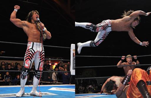 棚橋がハイフライフローで連勝 2 12大阪決戦を目前に猛チャージ成功 新日本プロレスリング