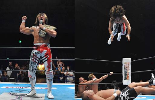 今宵は棚橋のハイフライフローがさく裂 北海道6連戦 絶好のスタート 新日本プロレスリング