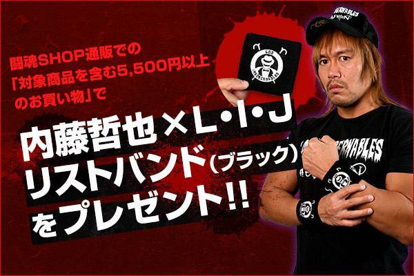 内藤哲也 リストバンド jasmineさん専用