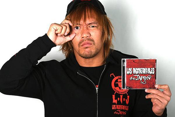 1/4東京ドーム大会のグッズ売店では『CD「LOS INGOBERNABLES de 1/4東京ドーム大会のグッズ売店では『CD「LOS INGOBERNABLES de