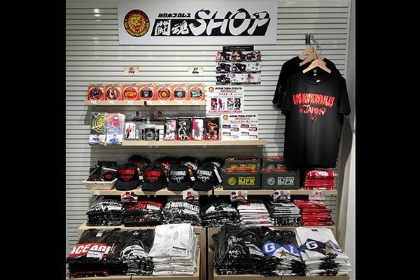 限定グッズも発売 4月27日 金 大阪 心斎橋オーパに 闘魂shopサテライト が上陸 新日本プロレスリング