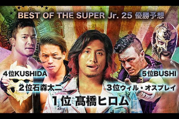 投票結果発表 Lineアカウント Super Jr 優勝予想 のトップ5が決定 Lineトークルーム用壁紙も配信中 新日本プロレスリング