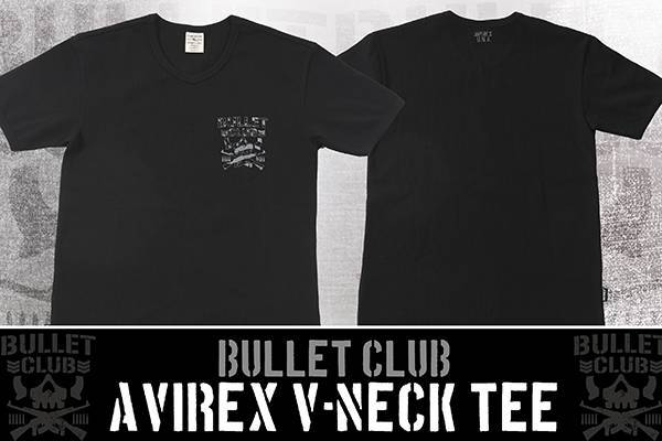 闘魂SHOP通販サイト限定!BULLET CLUB AVIREXコラボ『VネックT 闘魂SHOP通販サイト限定!BULLET CLUB AVIREXコラボ『VネックT