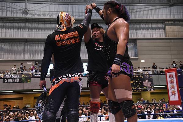 New Japan Road がんばろう Uonuma 18 新潟 魚沼市堀之内体育館 第7試合後 新日本プロレスリング New Japan Road がんばろう Uonuma 18 新潟 魚沼市堀之内体育館 第7試合後 新日本プロレスリング
