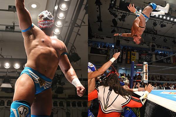 CMLL ボラドールjrフィギュア　メキシコ製 ボラドールJr.（CMLL）試合用マスク 新日本プロレス - メルカリ