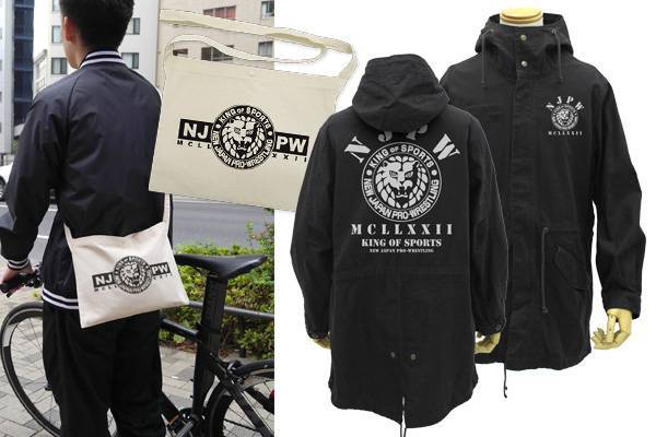 COSPA×NJPWコラボグッズに、ライオンマーク、BULLET CLUBに加えてL・I