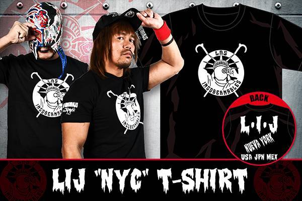 内藤！L・I・J！棚橋！ MSG大会で新発売する新Tシャツを闘魂SHOP通販