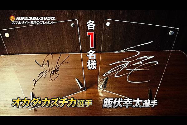 定番 新日本プロレス 飯伏幸太 マネくま サイン入り スポーツ選手
