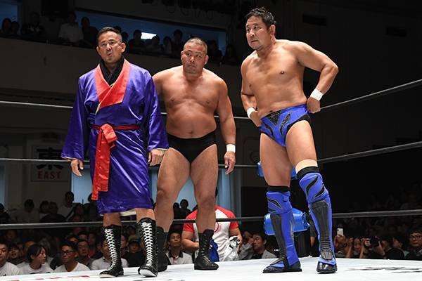 武藤＆馳＆ライガーが永田＆中西＆西村組から激勝！ 平成維震軍