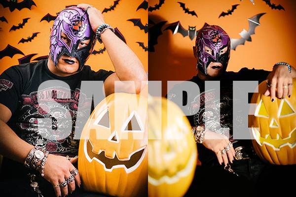 配信開始 新日本プロレス スマホサイトにてbushi選手の ハロウィン待ち受け第1弾 を更新中 新日本プロレスリング