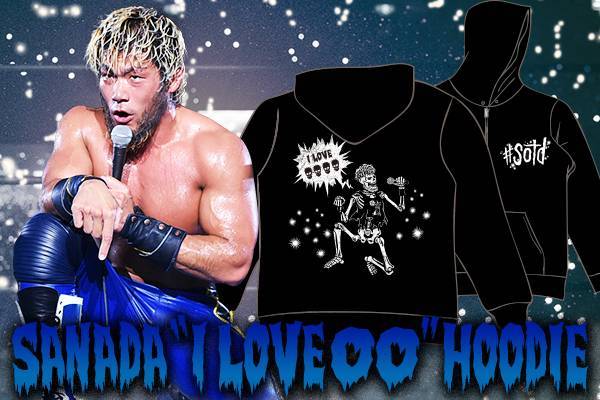 10月14日（月・祝）両国大会から発売！SANADAの両国Tシャツ&パーカー