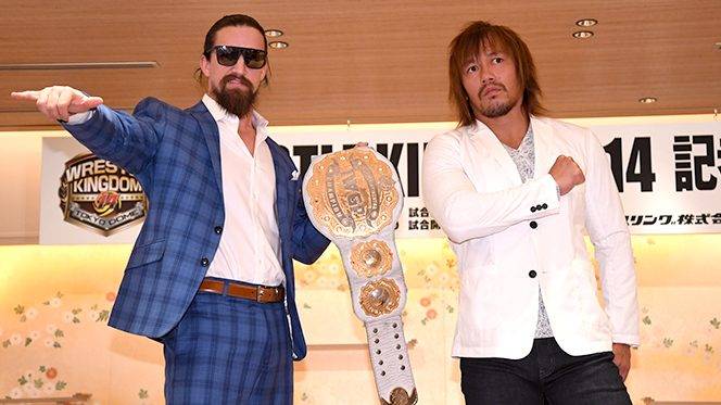 “ダブル選手権”が正式決定！「史上初の男になってみせますよ」内藤が“二冠”獲得に自信！「おまえのアイディアは俺が成し遂げる」王者・ジェイは不敵に挑発三昧！【東京ドーム会見（1）】