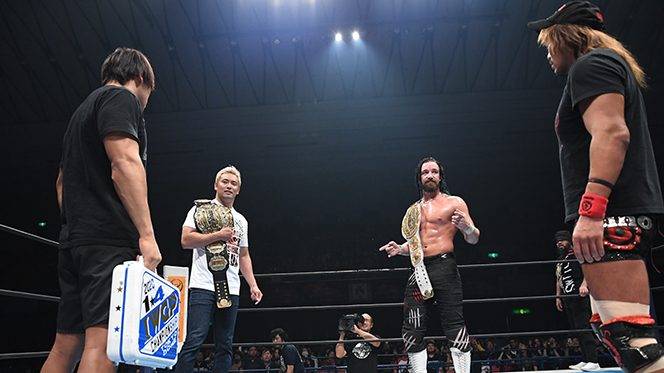 ジェイが悪童殺法で後藤を粉砕！ 試合後、内藤、飯伏も“二冠戦”を提唱！一人“異論”のオカダは「ファン投票」を提案!!【11.3大阪結果】