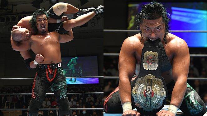 「コレがプロレスだ！」鷹木が石井との“極限死闘”を制し、NEVER王座を初防衛！『NEW JAPAN CUP』出陣も宣言!!【2.20後楽園結果】