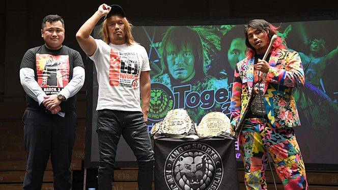 「 手洗い！うがい！元気！ 元気！」注目の“師弟トークショー”はヒロムワールド大爆発！ 内藤は「プロレスができる日まで焦らず待ってて」とメッセージ!!【報告】