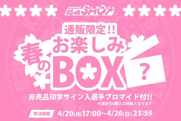 闘魂SHOP通販限定!】中身は販売価格の3倍相当!『春のお楽しみBOX』5