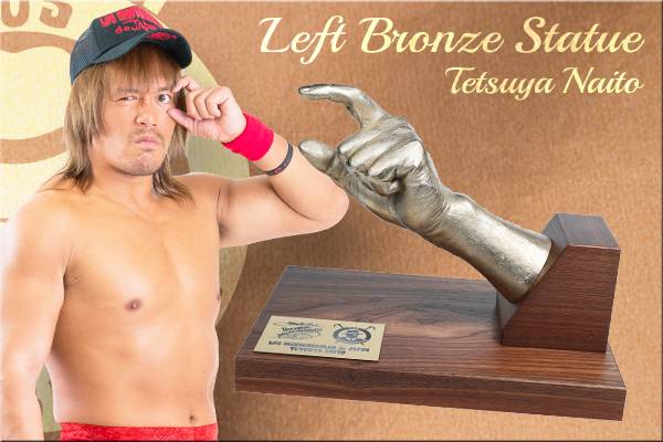 貴方もL・I・Jのメンバーだ！】内藤哲也選手の右腕&左腕を『ブロンズ像