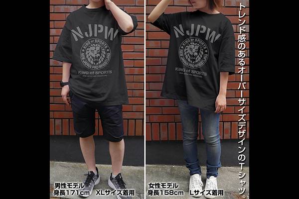 新品 新日本プロレス STRONG STYLE Tシャツ XL ブラック 闘魂