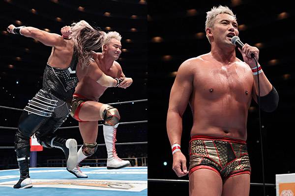 オカダが渾身のレインメーカーでEVILを撃破!!『NJC』優勝とIWGP