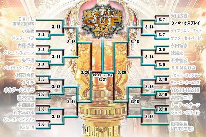 New Japan Cup 21 特設 新日本プロレスリング