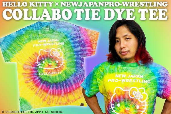 ヒロム選手もお似合いのカラフルデザイン！ハローキティ新作Tシャツ2種