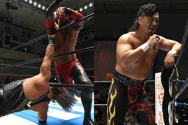 大混戦のイリミネーションマッチはBUSHIがEVILから逆転勝利！“IWGP世界