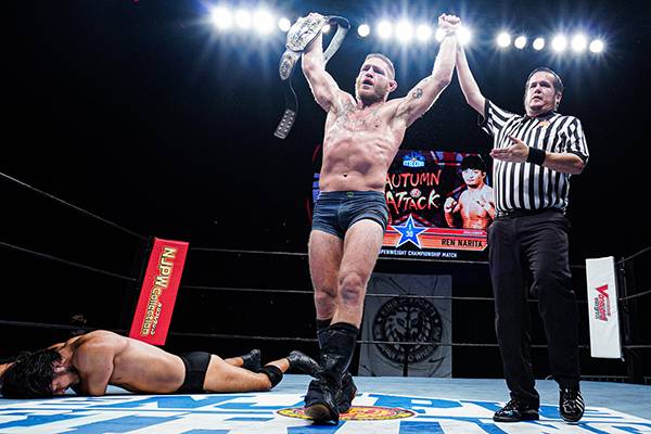 Autumn Attack Curtis Culwell Center テキサス州ダラス フォートワース 21 9 25 第2試合 30分1本勝負 Strong無差別級選手権試合 新日本プロレスリング