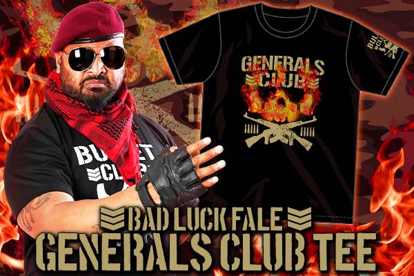 WTL&BOSJ】テンコジ必殺技Tシャツ、バッドラック・ファレ選手の新作T