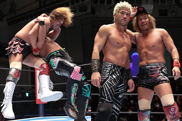 復帰戦”で内藤が快勝！SANADAとのタッグで後藤＆YOSHI-HASHI組を撃破し