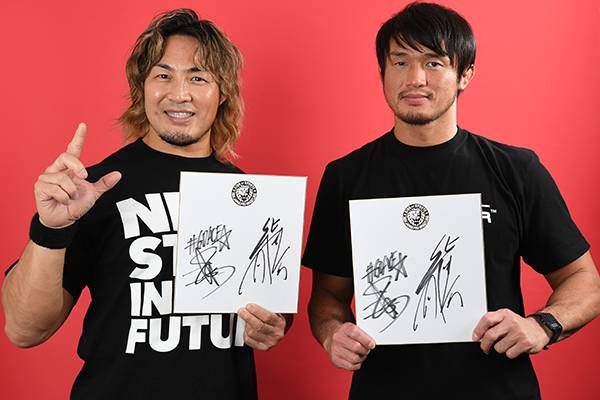 激レア】新日本プロレス 直筆サイン色紙 棚橋弘至 内藤哲也 豪華