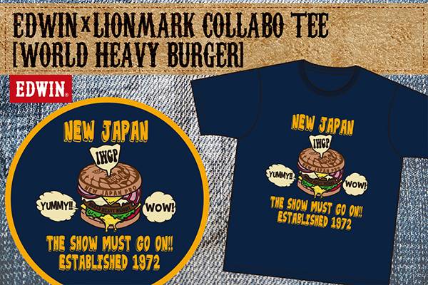 WOW新作Tシャツ、EDWINコラボ新作2種が完成！ | 新日本プロレスリング
