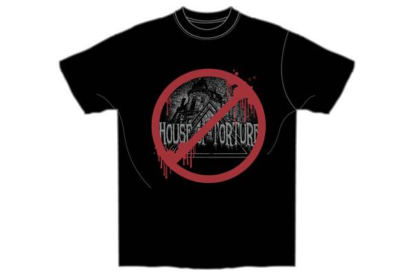 新日本プロレス/HOUSE OF TORTURE×北斗の拳 Tシャツ/ブラック