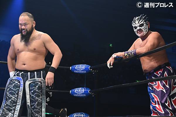 魔界帝国同盟”結成のオーカーンが金剛から豪快勝利！だが、試合後に