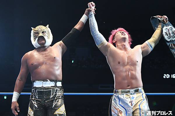 全日本プロレス50周年大会世界jr戦)タイガーマスクのＹＮ製プロレスマスク 全日本プロレス50周年大会世界jr戦)タイガーマスクのYN製