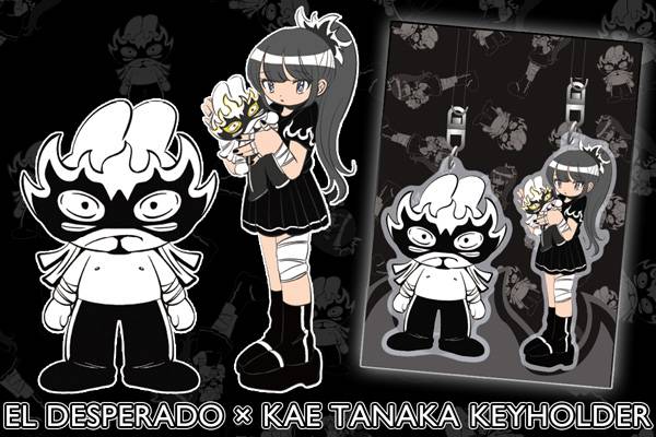 かえ様 エル・デスペラード選手と人気イラストレーター田中かえさんのコラボ