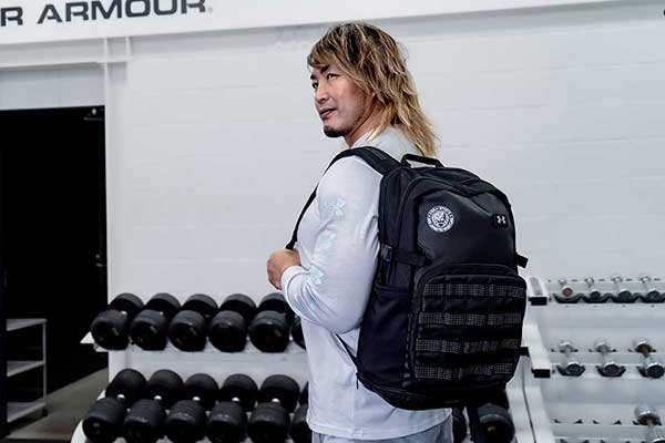 【美品】UNDER ARMOUR 新日本プロレス　コラボリュック アンダーアーマー×BULLET CLUBのコラボが実現！】「アンダー
