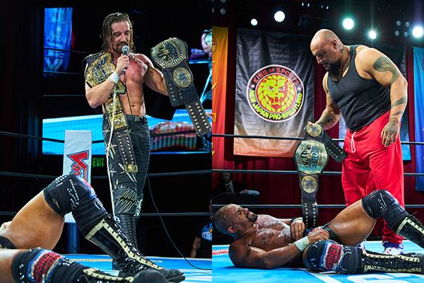 IWGP世界王者vsSTRONG級王者、注目のノンタイトル戦はジェイが