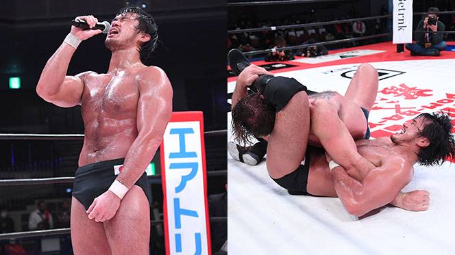 AEW (元新日本プロレス)　柴田勝頼　直筆サイン入りフォトフレーム 元気があればなんでもできる、そのとおりだと思います！」猪木