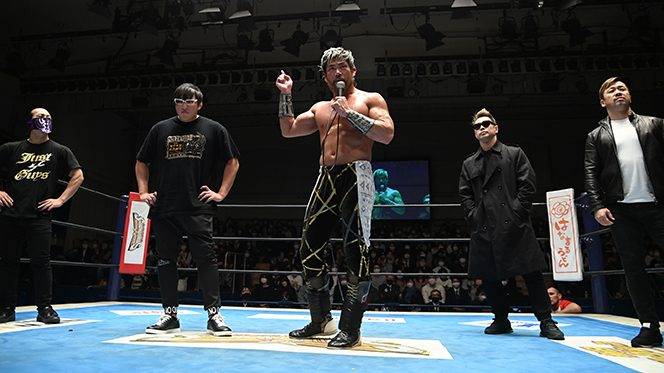 「今日をもってロス・インゴ、辞めます」『NJC』準々決勝で内藤に激勝したSANADAが、タイチらと共闘アピール！ “Just 5 Guys”に電撃加入で、天下獲りを表明…!!【3.17後楽園結果】