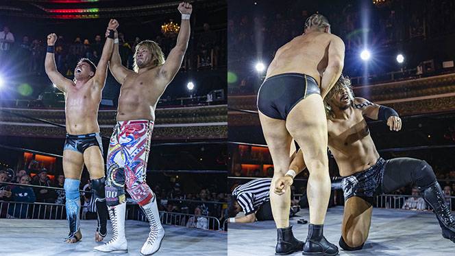 メイン登場の棚橋がベイリーの猛攻を凌ぎ、ハイフライフローで快勝