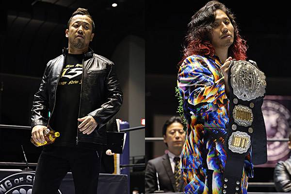 IWGPジュニア戦”ヒロム「俺が勝ってあたりまえ」金丸「チャンピオン