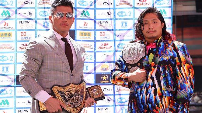 【IWGP世界ヘビー戦、待ったなし！】ヒロム「明日は“夢”を思いっきり叶えにいく」、SANADA「明日は、“現実”を味わってもらいます」！ ヒロムは L・I・Jがセコンドに付くことを明言!!【5.2前日会見】