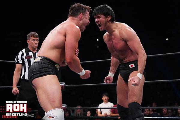 ROH HONOR CLUB』で“ROHピュア王者”柴田勝頼は愛弟子のアレックス