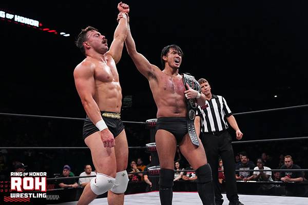 ROH HONOR CLUB』で“ROHピュア王者”柴田勝頼は愛弟子のアレックス