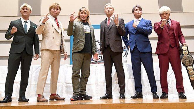 拳王が逸材に“世代交代”を迫る！オカダが「そんな怒らないで」発言も清宮は強烈意識！宮原もレインメーカーに噛みつく！青柳は“潤滑油”でチーム一丸発言！【『ALL TOGETHER AGAIN』公開記者会見②】