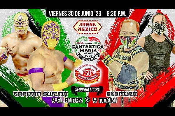 6.30CMLL大会『CMLL Presenta NJPW FANTASTICA MANIA 2023』に