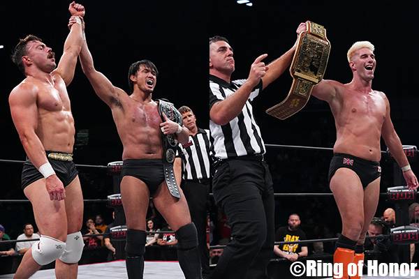 ROH HONOR CLUB』で“ROHピュア王者”柴田勝頼は愛弟子のアレックス
